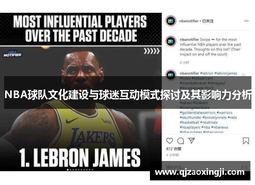 NBA球队文化建设与球迷互动模式探讨及其影响力分析